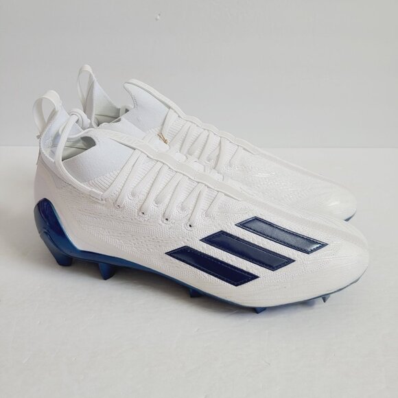 NEW Adidas Adizero Primeknit Football Cleats GV9624 Size 13 White Blue main image 7